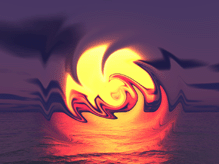 Sunset strange..